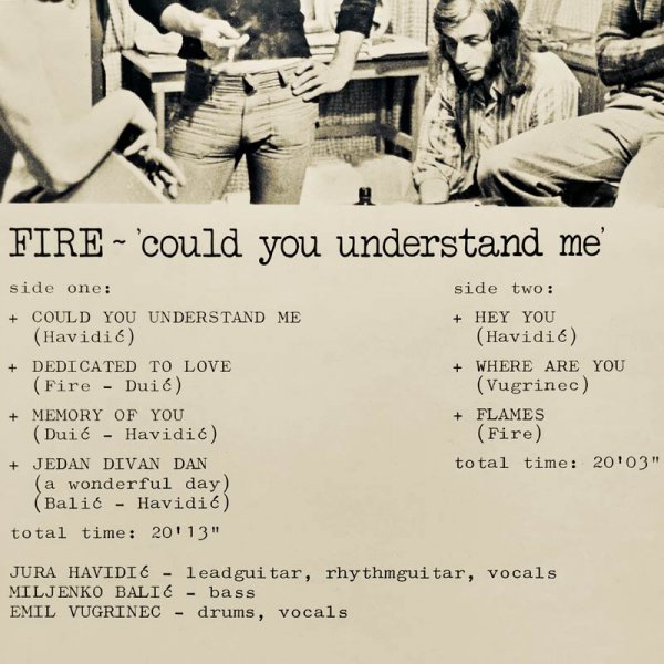 Fire • Could You Understand Me