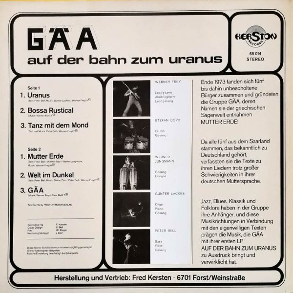 Gäa • Auf der Bahn zum Uranus