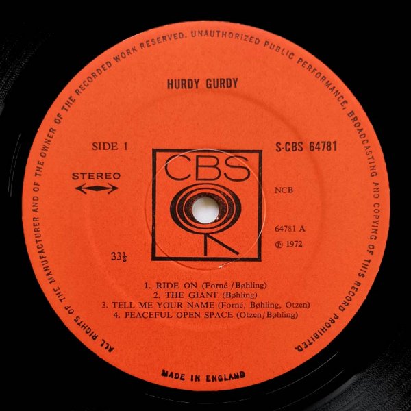 Hurdy Gurdy • Hurdy Gurdy