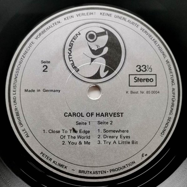 Carol Of Harvest • Carol Of Harvest