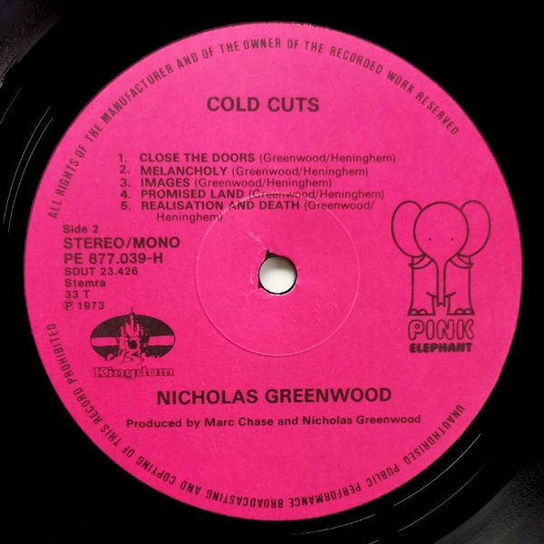 Nicholas Greenwood • Cold Cuts (NL)