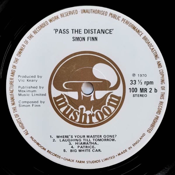 Simon Finn • Pass The Distance